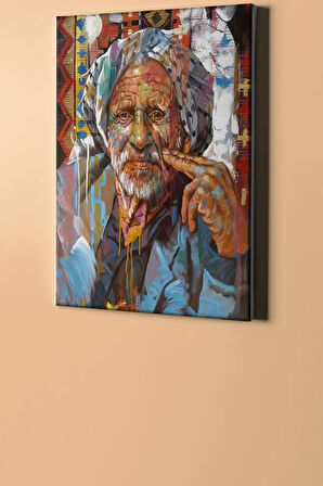 Sayılarla Boyama Seti Kasnaklı Ihtiyar Adam 60 X 75 Cm