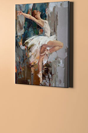 Sayılarla Boyama Seti Kasnaklı Tutkulu Balerin 40 X 50 Cm