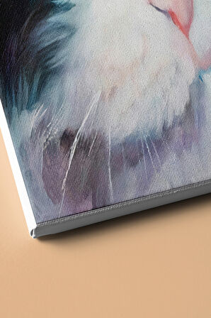 Sayılarla Boyama Seti Kasnaklı Kedi Ve Kelebek 60 X 75 Cm