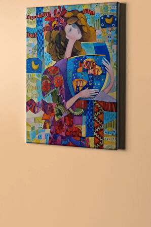 Sayılarla Boyama Seti Kasnaklı Akvaryum 40 X 50 Cm