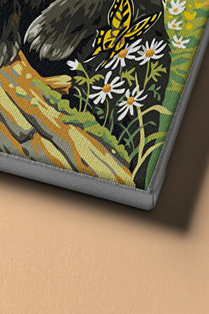 Sayılarla Boyama Seti Çerçevesiz Meraklı Ayı Yavruları 60 X 75 Cm