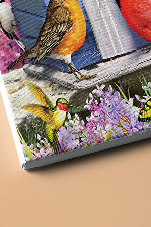 Sayılarla Boyama Seti Kasnaklı Kuşevi 60 X 75 Cm