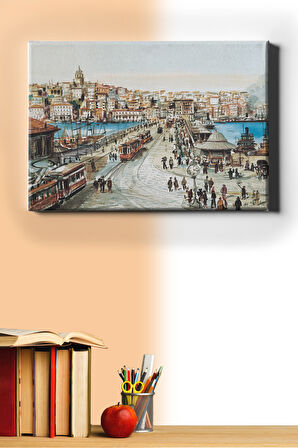 Sayılarla Boyama Seti Kasnaklı Istanbul Nostaljisi 60 X 75 Cm