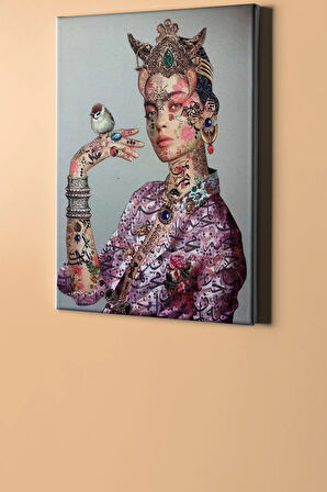 Sayılarla Boyama Seti Kasnaklı Masaldaki Kız 60 X 75 Cm