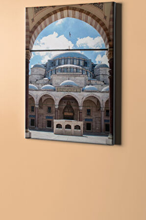 Sayılarla Boyama Seti Kasnaklı Süleymaniye Avlusunda 40 X 50 Cm