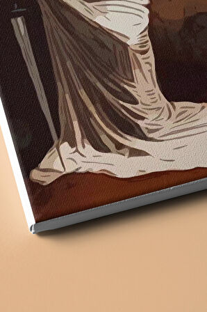 Sayılarla Boyama Seti Kasnaklı Adaletin Dengesi 50 X 65 Cm