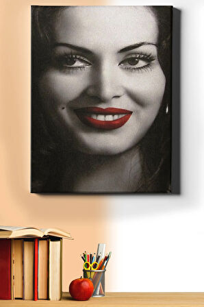 Sayılarla Boyama Seti Kasnaklı Türkan Şoray Gülümseme 50 X 65 Cm