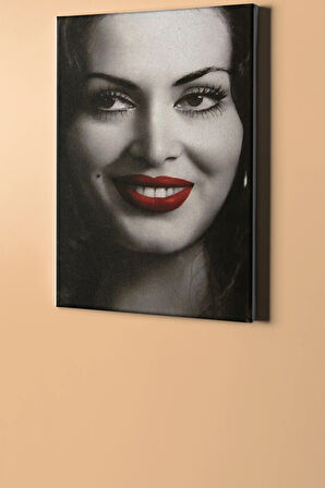 Sayılarla Boyama Seti Kasnaklı Türkan Şoray Gülümseme 50 X 65 Cm