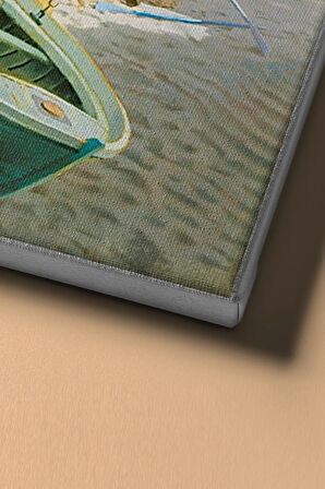 Sayılarla Boyama Seti Kasnaklı Terkedilmiş Kayıklar 60 X 75 Cm