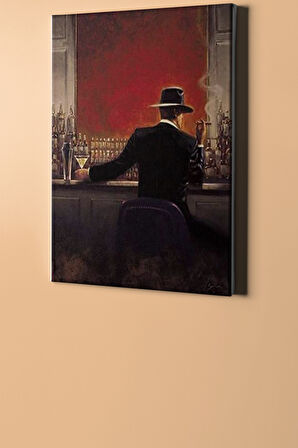 Sayılarla Boyama Seti Kasnaklı Bardaki Gizemli Adam 40 X 50 Cm