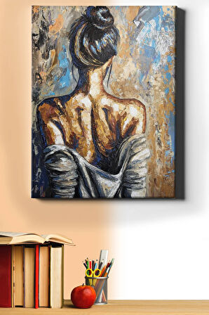 Sayılarla Boyama Seti Kasnaklı Yorgun Kadın 2 60 X 75 Cm