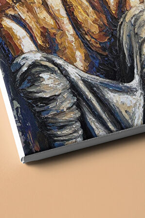 Sayılarla Boyama Seti Kasnaklı Yorgun Kadın 2 60 X 75 Cm