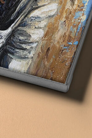 Sayılarla Boyama Seti Kasnaklı Yorgun Kadın 2 60 X 75 Cm