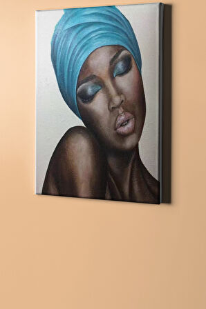 Sayılarla Boyama Seti Kasnaklı Afrika'ya Özlem 60 X 75 Cm