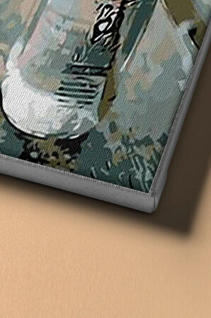 Sayılarla Boyama Seti Kasnaklı Şişedeki Çiçek 40 X 50 Cm