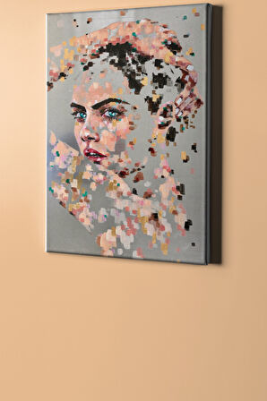 Sayılarla Boyama Seti Kasnaklı Geçmişte Kalan 40 X 50 Cm