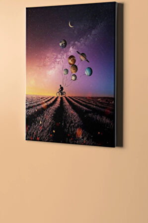 Sayılarla Boyama Seti Kasnaklı Gezegen Balonlar 60 X 75 Cm