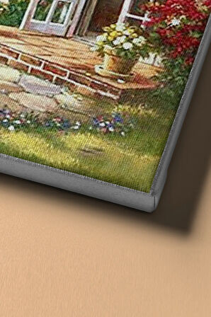 Sayılarla Boyama Seti Kasnaklı Arka Bahçe 40 X 50 Cm