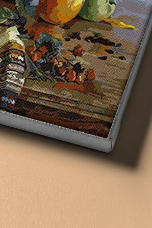 Sayılarla Boyama Seti Kasnaklı Vazoda Ayçiçekleri 60 X 75 Cm