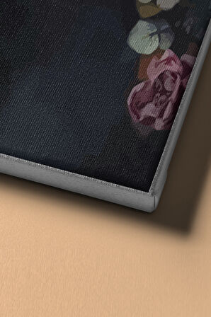 Sayılarla Boyama Seti Kasnaklı Çiçek Saçlı Kadın 2 60 X 75 Cm