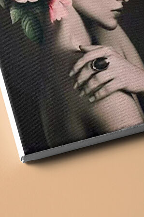 Sayılarla Boyama Seti Kasnaklı Çiçek Saçlı Kadın 5 50 X 65 Cm