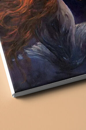 Sayılarla Boyama Seti Kasnaklı Deniz Kızının Hüznü 50 X 65 Cm