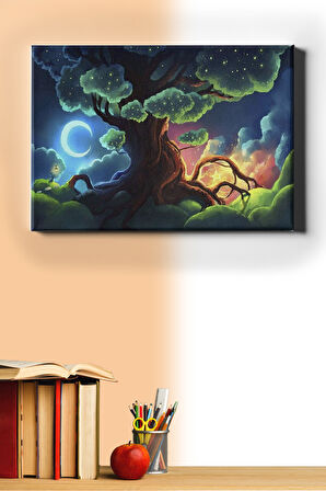 Sayılarla Boyama Seti Kasnaklı Sihirli Ağaç 40 X 50 Cm