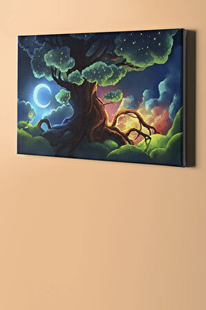 Sayılarla Boyama Seti Kasnaklı Sihirli Ağaç 40 X 50 Cm