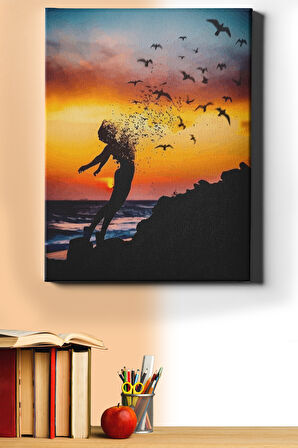 Sayılarla Boyama Seti Kasnaklı Aşka Veda 40 X 50 Cm