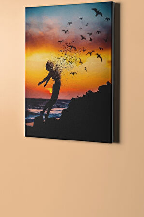 Sayılarla Boyama Seti Kasnaklı Aşka Veda 40 X 50 Cm