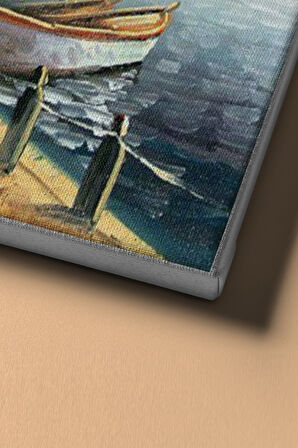 Sayılarla Boyama Seti Kasnaklı Ortaköy'de Gezinti 60 X 75 Cm