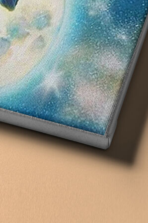 Sayılarla Boyama Seti Kasnaklı Dolunayda Denizkızı 50 X 65 Cm