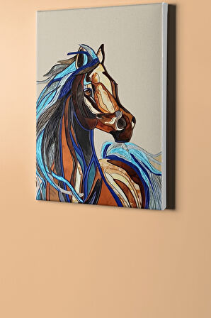 Sayılarla Boyama Seti Kasnaklı Fırtına 60 X 75 Cm