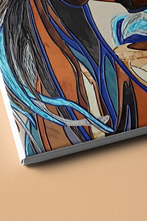 Sayılarla Boyama Seti Kasnaklı Fırtına 60 X 75 Cm