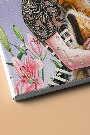 Sayılarla Boyama Seti Kasnaklı Kız Ve Kedi 60 X 75 Cm