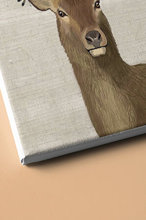 Sayılarla Boyama Seti Kasnaklı Karizma Geyik 60 X 75 Cm