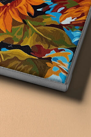 Sayılarla Boyama Seti Kasnaklı Ayçiçeklerin Sessizliği 60 X 75 Cm