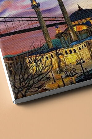 Sayılarla Boyama Seti Kasnaklı Ortaköy'de Nostalji 40 X 50 Cm