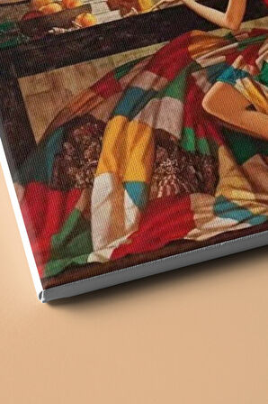 Sayılarla Boyama Seti Kasnaklı Rengarenk Elbise 60 X 75 Cm