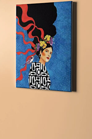 Sayılarla Boyama Seti Kasnaklı Çağdaş Kadın 50 X 65 Cm