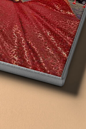 Sayılarla Boyama Seti Kasnaklı Meydanın Kızıllığı 60 X 75 Cm