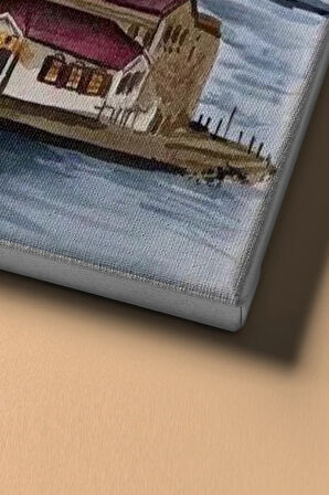 Sayılarla Boyama Seti Kasnaklı Kız Kulesi'nin Hüznü 40 X 50 Cm