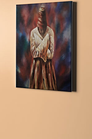 Sayılarla Boyama Seti Kasnaklı Renkli Semazen 60 X 75 Cm