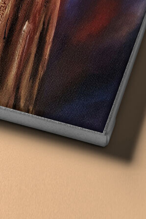 Sayılarla Boyama Seti Kasnaklı Renkli Semazen 60 X 75 Cm