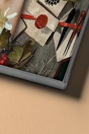 Sayılarla Boyama Seti Kasnaklı Gül Kadın 6 60 X 75 Cm