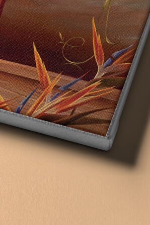 Sayılarla Boyama Seti Kasnaklı Gül Giyen Kadın 40 X 50 Cm