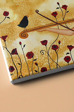 Sayılarla Boyama Seti Kasnaklı Keman Çalan Kız 40 X 50 Cm