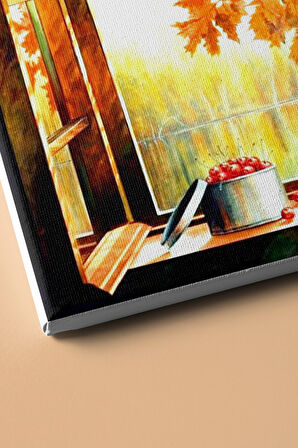 Sayılarla Boyama Seti Kasnaklı Sonbahar Seyri 60 X 75 Cm