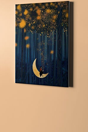 Sayılarla Boyama Seti Kasnaklı Ormandaki Sihir 60 X 75 Cm