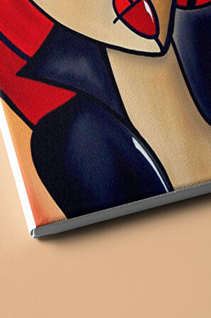 Sayılarla Boyama Seti Kasnaklı Kırmızı Güzeli 40 X 50 Cm